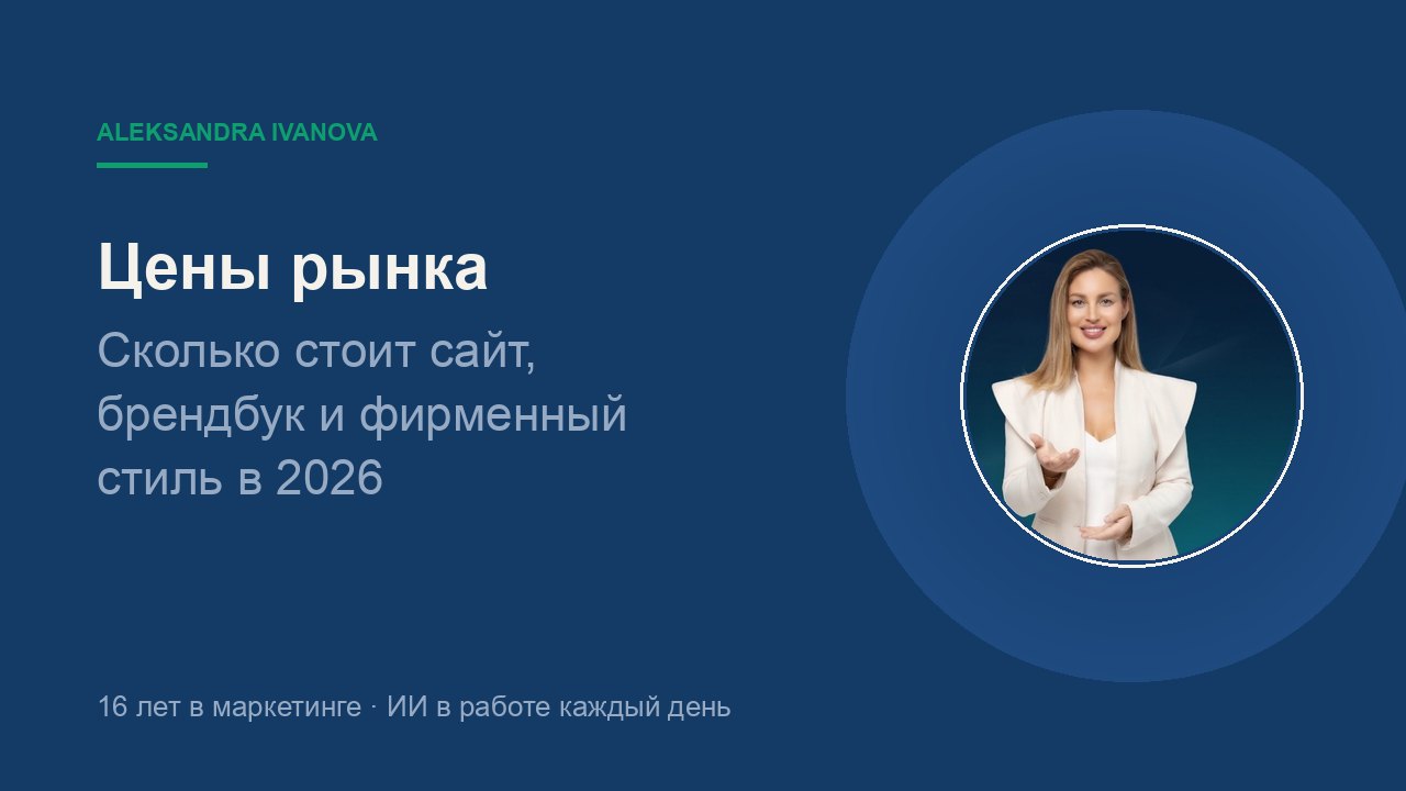 Сколько стоит сайт, брендбук и фирменный стиль в 2026: за что вы платите на самом деле